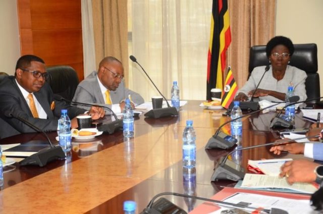 Kadaga chairing the high level meeting on Wednesday 21st August 2024