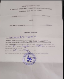 MP Mwijukye court summons e1722849132460